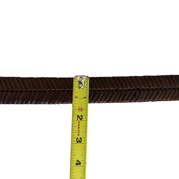 Men’s Belt 34 Braided Leather Preppy Classiccore Academia Workwear - Picture 8 of 8